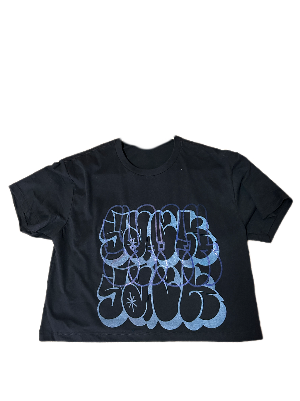 Throwie death skull crop top