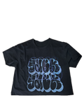 Throwie death skull crop top
