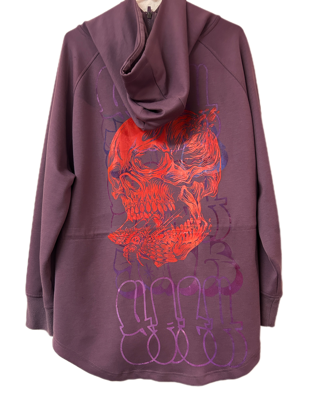 Dark pink hoodie