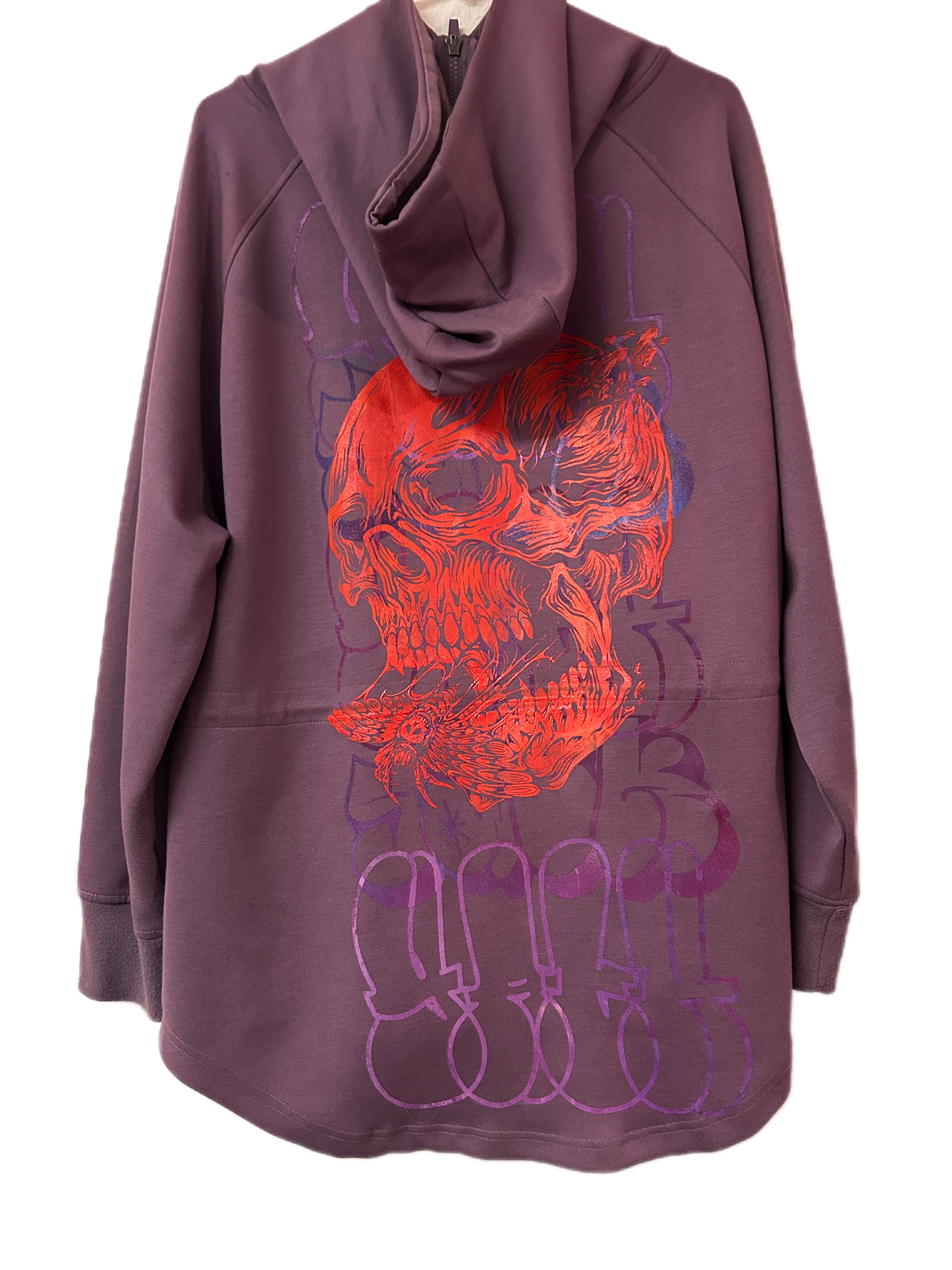 Dark pink hoodie