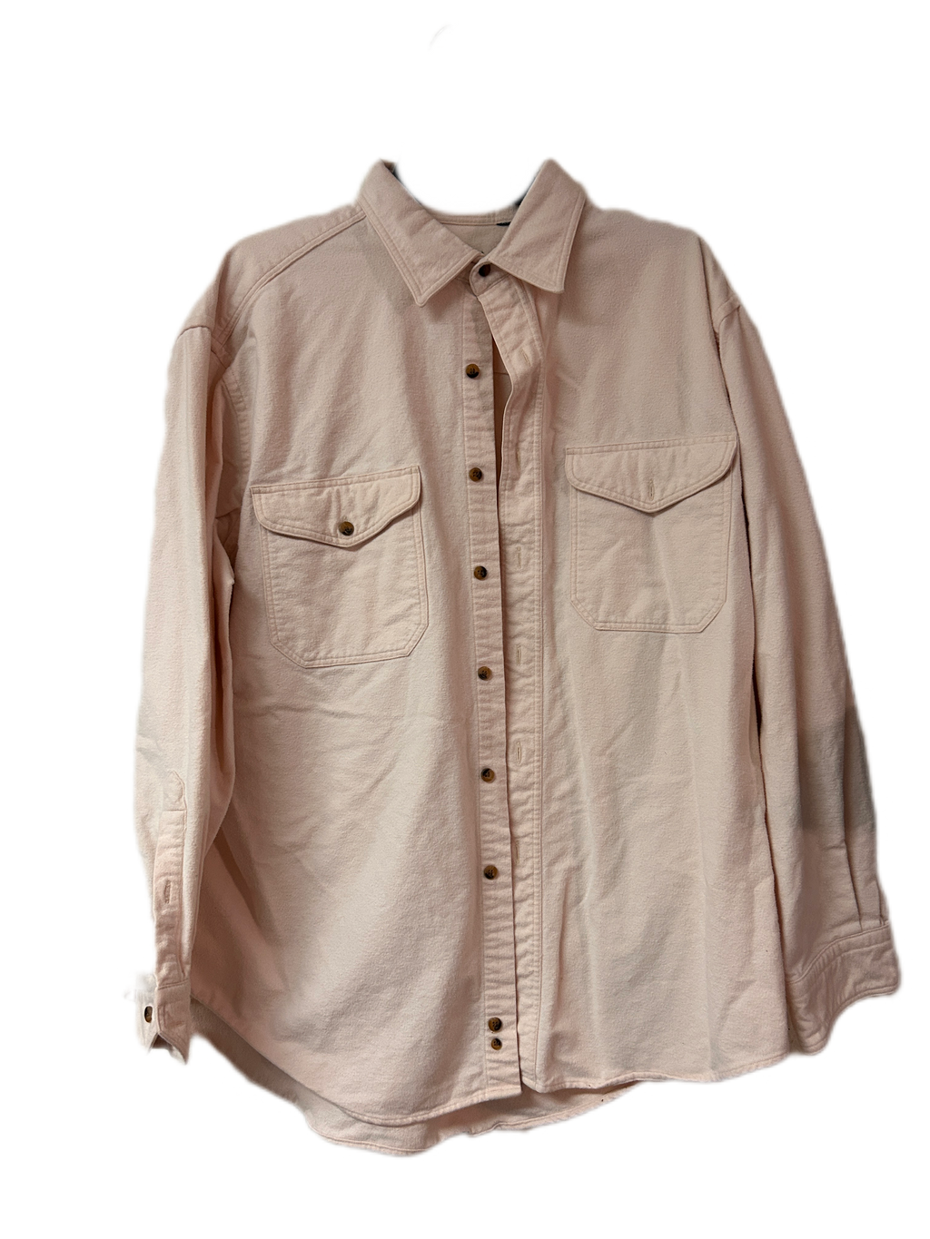 Pink/Cream button up