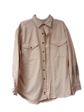 Pink/Cream button up