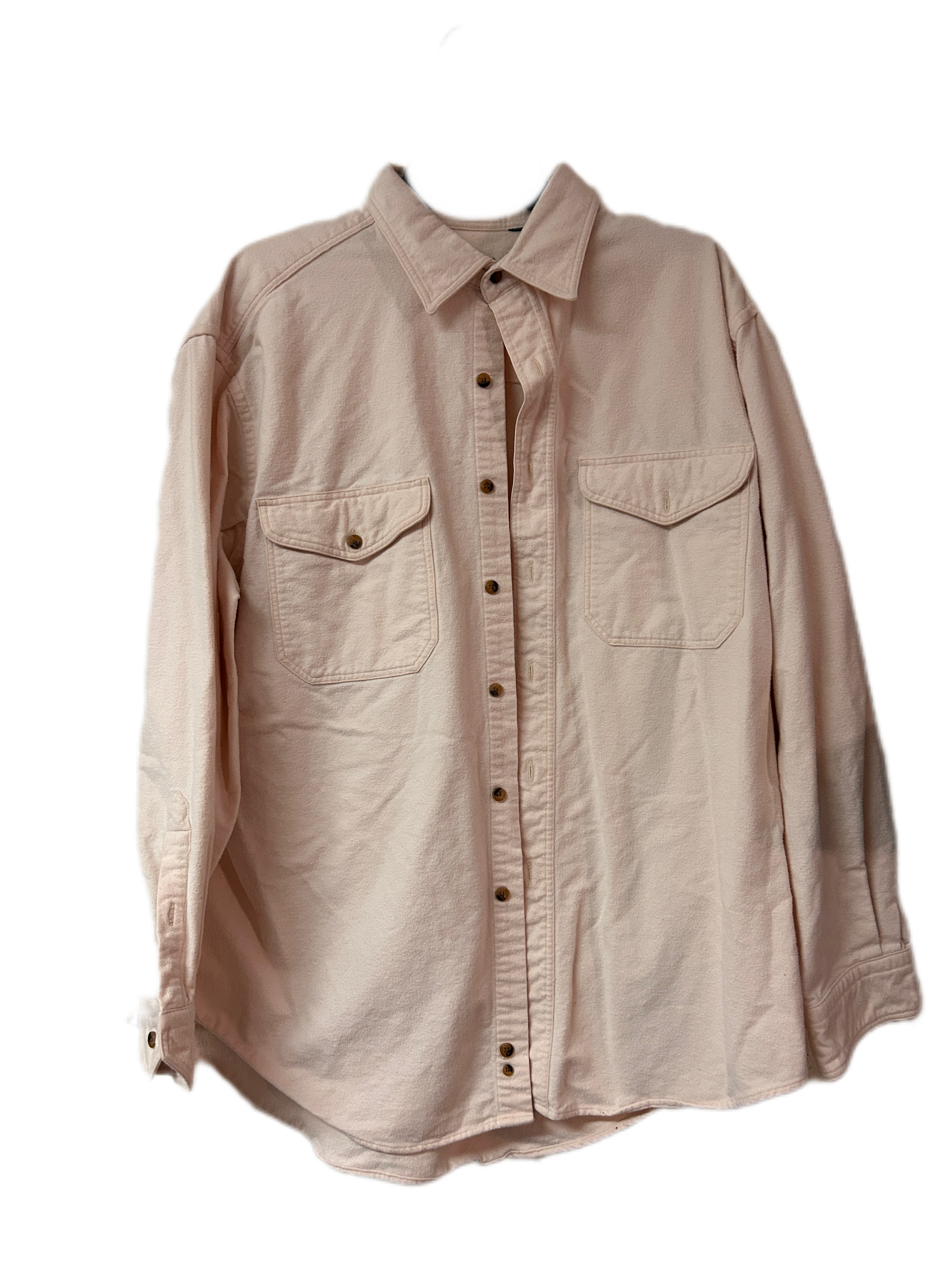 Pink/Cream button up