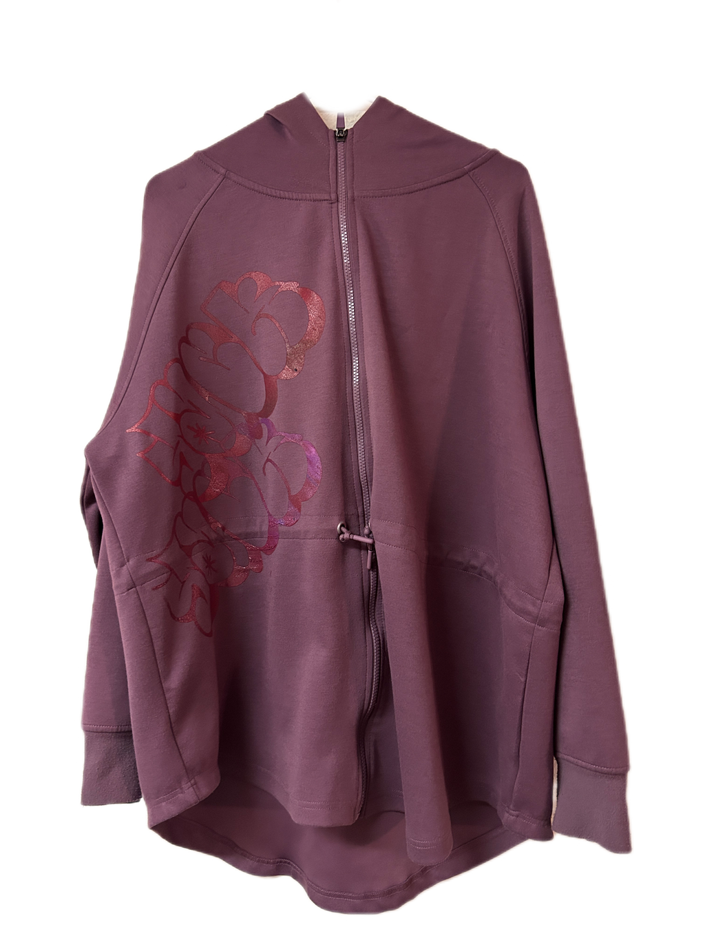 Dark pink hoodie