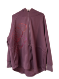 Dark pink hoodie
