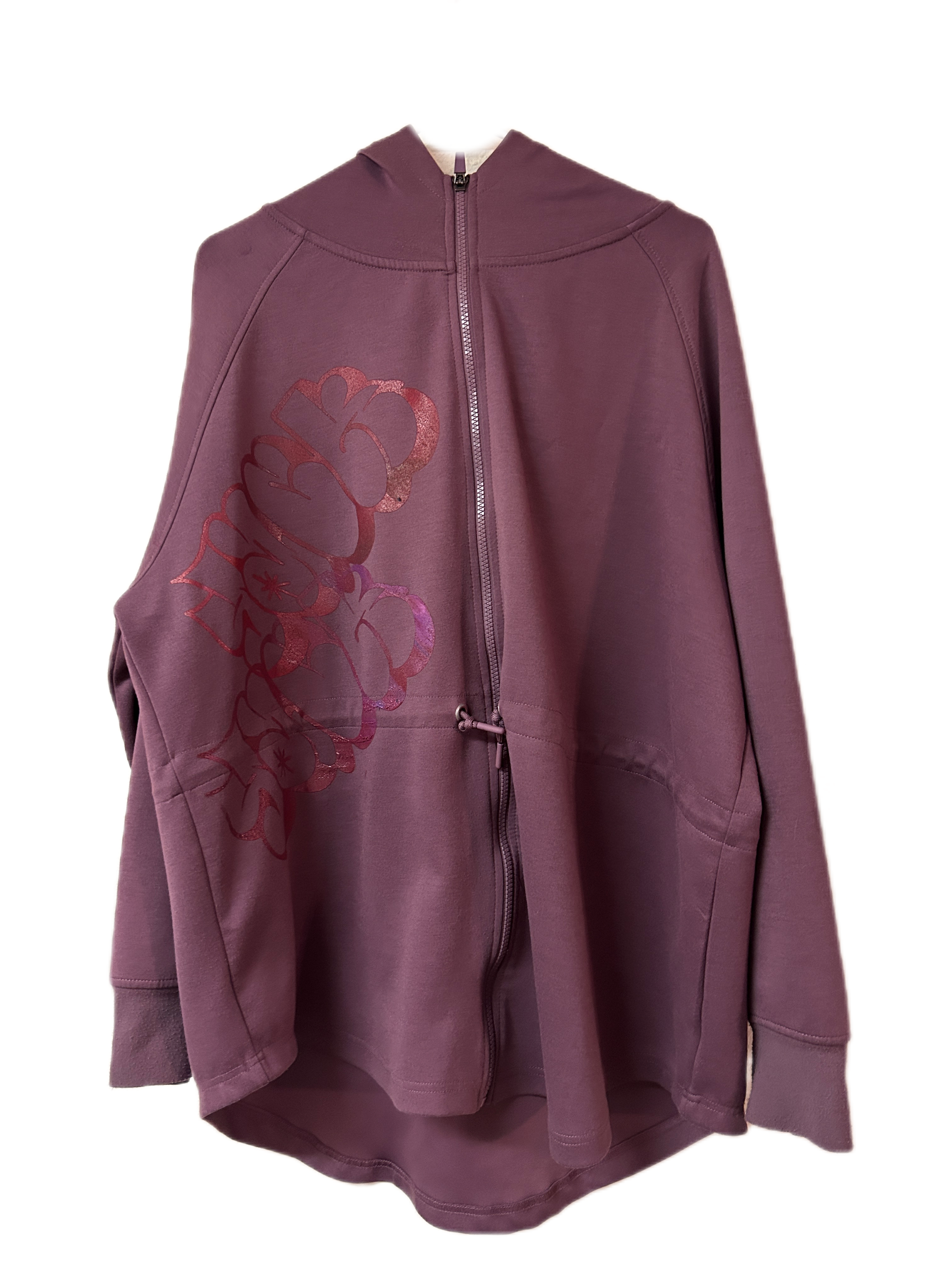 Dark pink hoodie