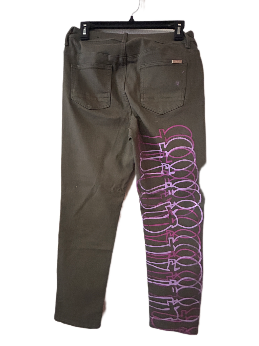 Upcycled female pants