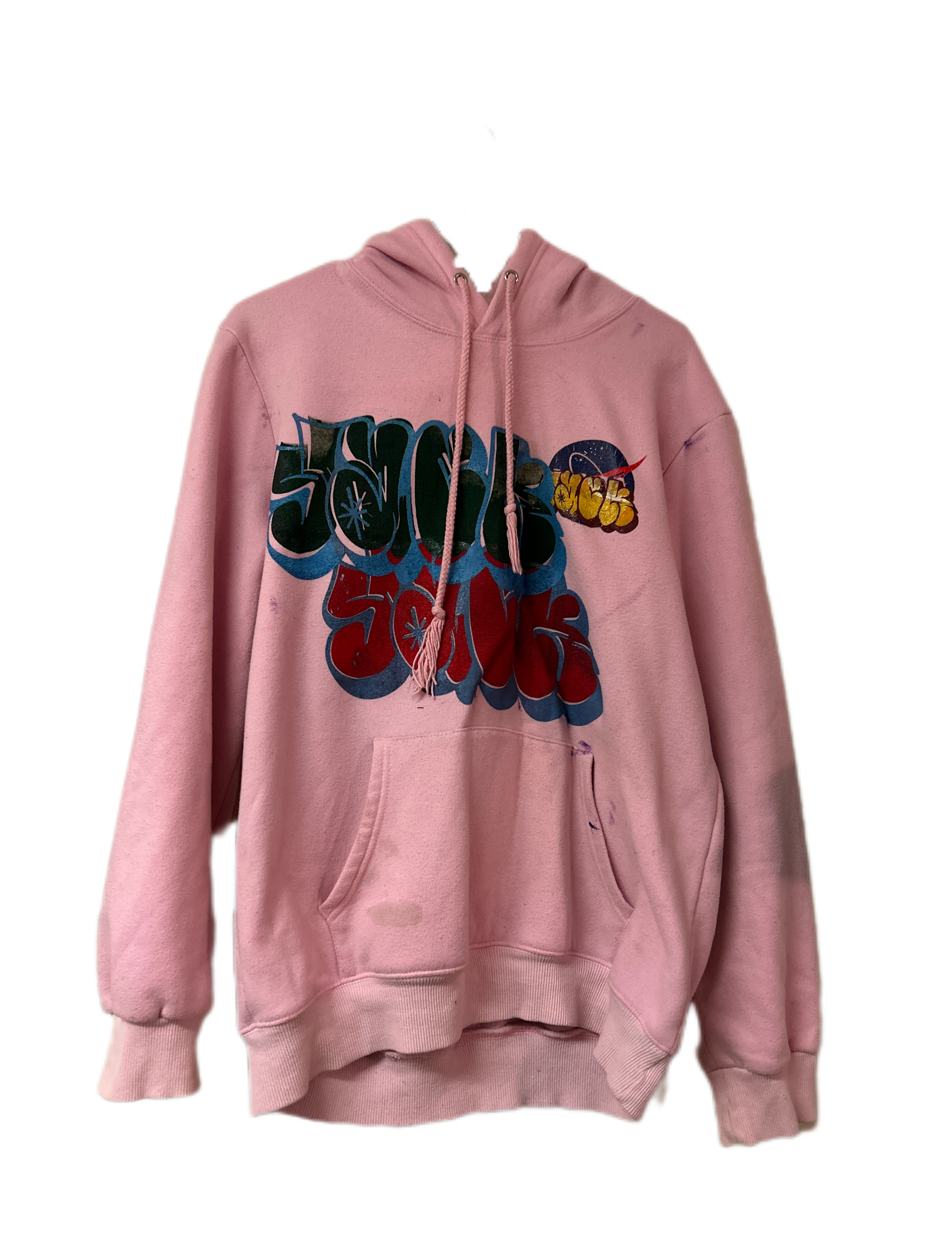 Pink hoodie
