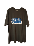 Throwie shirt (Blue & White)