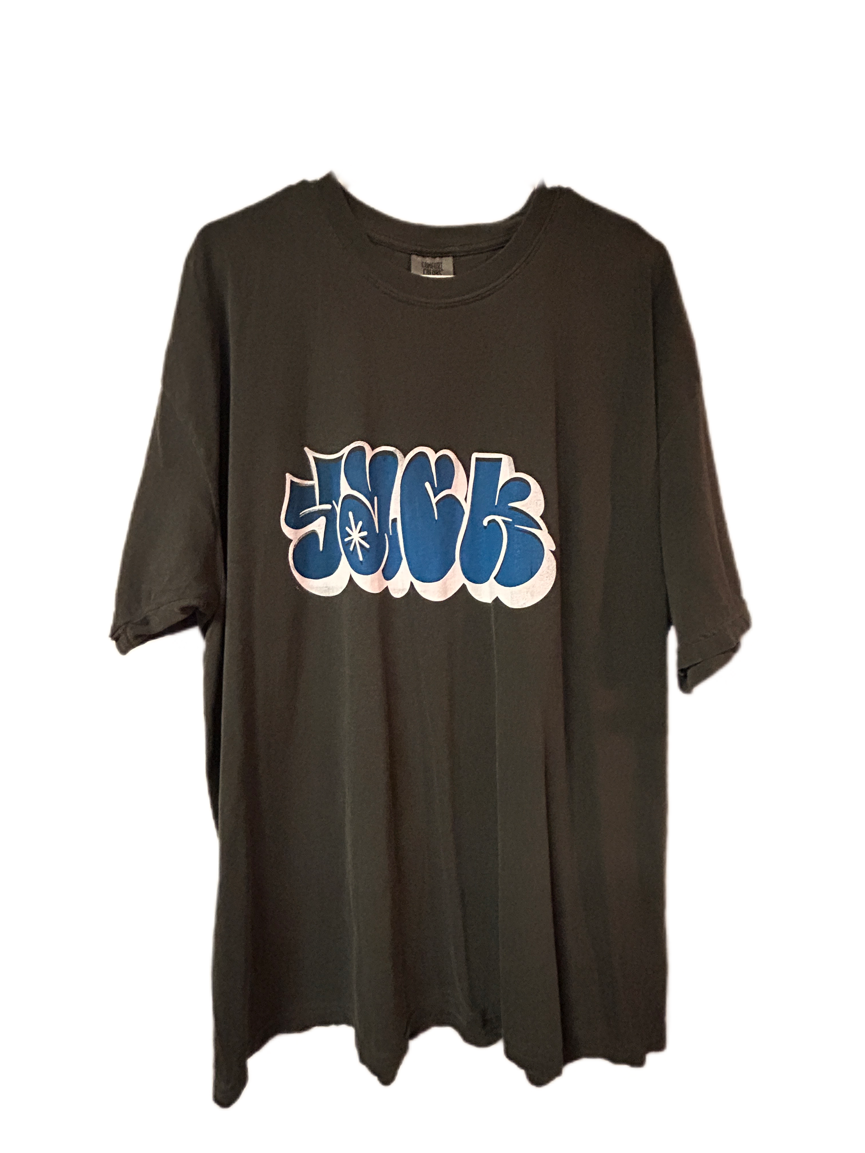 Throwie shirt (Blue & White)