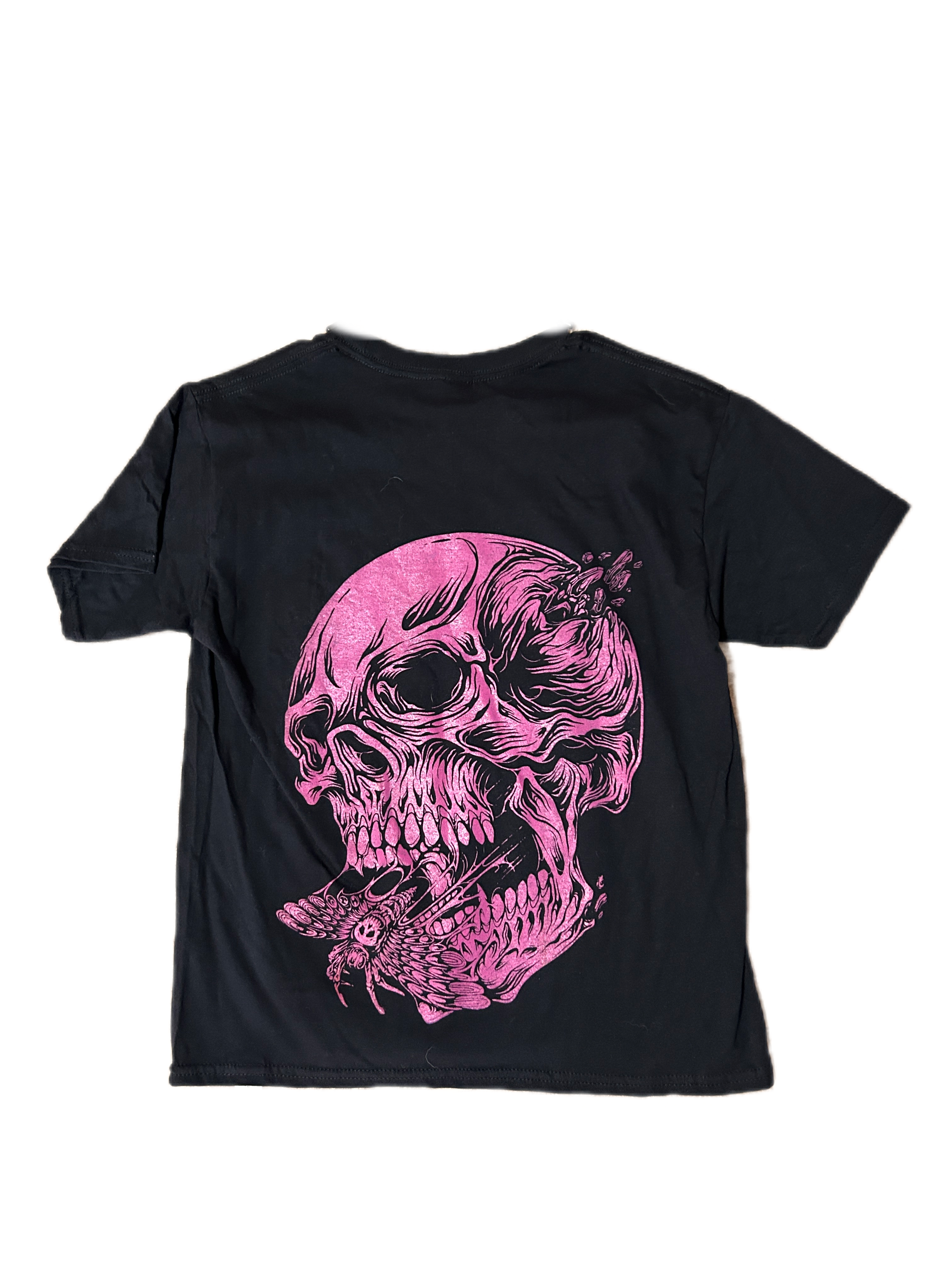 Throwie Death skull crop top